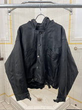 Load image into Gallery viewer, 1980s Marithe Francois Girbaud x Compagnie des Montagnes et des Forets Cropped Hooded Leather Bomber - Size L