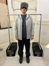 Load image into Gallery viewer, Late 1990s Mandarina Duck Light Grey Egg Cell Hooded Jacket - Size S