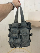 Load image into Gallery viewer, 2004 Junya Watanabe Multi-Pocket Denim Tote Bag - Size OS