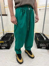 Load image into Gallery viewer, 1980s Marithe Francois Girbaud x Closed Emerald Green Double Waistband Trousers with Drawstrings - Size M