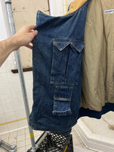 Load image into Gallery viewer, 1980s Katharine Hamnett Padded Denim Double Breasted Bomber - Size OS