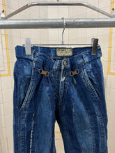 Load image into Gallery viewer, 1980s Marithe Francois Girbaud x Closed Paneled Denim Pants with Waist Cinches - Size S