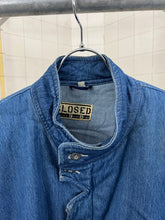 Load image into Gallery viewer, 1980s Marithe Francois Girbaud x Closed Blue Faux Layered Padded Military Bomber - Size L