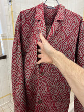 Load image into Gallery viewer, 1980s Issey Miyake Lapel Collared Shirt with Spiral Snake Graphic - Size M