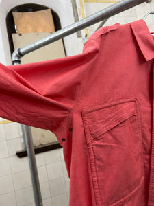 1980s Armani Peach Cargo Military Blouson - Size L