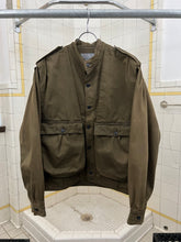 Load image into Gallery viewer, 1980s Marithe Francois Girbaud Dark Khaki Pleated Shoulder Detail and Massive Front Gusset Pockets - Size L