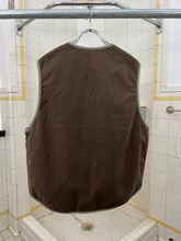 Load image into Gallery viewer, 1980s Diesel Brown Fleece-Lined Hunting Vest - Size XL