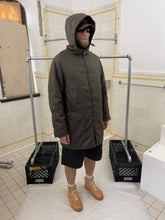 Load image into Gallery viewer, 2000s Mandarina Duck Green Metallic Hooded Matrix Jacket - Size XL