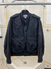 Load image into Gallery viewer, 1980s Marithe Francois Girbaud Black Pleated Shoulder Detail and Massive Front Gusset Pockets - Size M