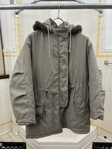 1980s Armani Parka with Removable Hood - Size L