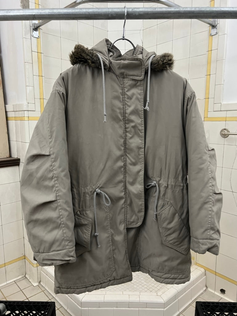 1980s Armani Parka with Removable Hood - Size L