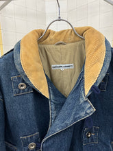 Load image into Gallery viewer, 1980s Katharine Hamnett Padded Denim Double Breasted Bomber - Size OS