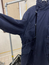 Load image into Gallery viewer, 1980s Katharine Hamnett Padded Canvas Double Breasted Parka with Packable Hood - Size OS