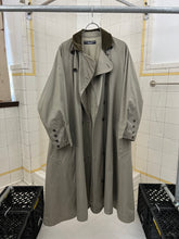 Load image into Gallery viewer, 1980s Katharine Hamnett Padded Iridescent Double Breasted Trench Coat - Size M