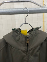 Load image into Gallery viewer, 2000s Mandarina Duck Green Metallic Hooded Matrix Jacket - Size XL