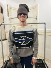 Load image into Gallery viewer, 1980s Issey Miyake Airplane Intarsia Knit Sweater - Size M