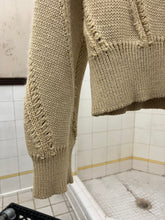 Load image into Gallery viewer, 1980s Issey Miyake Multi-Gauge Cropped Knit with Shawl Neck Ribbing - Size M