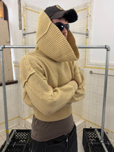 Load image into Gallery viewer, 1980s Issey Miyake Multi-Gauge Cropped Knit with Shawl Neck Ribbing - Size M