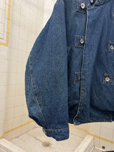 Load image into Gallery viewer, 1980s Katharine Hamnett Padded Denim Double Breasted Bomber - Size OS