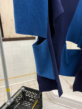 Load image into Gallery viewer, ss1991 Issey Miyake Paneled Cutout Blue Top - Size M