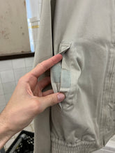 Load image into Gallery viewer, 1980s Katharine Hamnett Light Beige Bomber with Back Logo Print - Size M