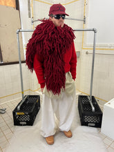 Load image into Gallery viewer, aw2002 Issey Miyake Oversized Red Twisted Wool Scarf - Size OS
