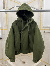 Load image into Gallery viewer, 1980s Katharine Hamnett Padded Canvas Double Breasted Bomber with Packable Hood - Size OS