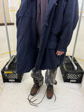 Load image into Gallery viewer, 1980s Katharine Hamnett Padded Canvas Double Breasted Parka with Packable Hood - Size OS