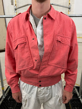Load image into Gallery viewer, 1980s Armani Peach Cargo Military Blouson - Size L