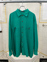 Load image into Gallery viewer, ss1995 Issey Miyake Oversized Teal Object Dyed Shirt - Size XL