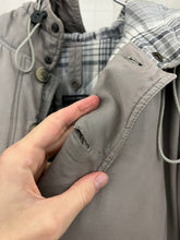 Load image into Gallery viewer, 1980s Armani Grey Oversized N2B Padded Bomber - Size XL