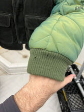 Load image into Gallery viewer, 1990s Armani Modular Hunting Jacket with Green Corduroy Base and Quilted Nylon Sleeves - Size L
