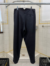 Load image into Gallery viewer, 1980s Katharine Hamnett Black Center Seamed Tapered Trousers - Size L