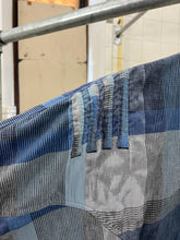 Load image into Gallery viewer, 1980s Marithe Francois Girbaud x Super Casual Blue Multi Plaid Shirt with Armpit Buttons - Size S