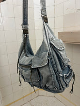 Load image into Gallery viewer, 2004 Junya Watanabe Multi-Pocket Denim Saddle Bag - Size OS
