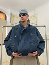 Load image into Gallery viewer, 1980s Katharine Hamnett Padded Denim Double Breasted Bomber - Size OS