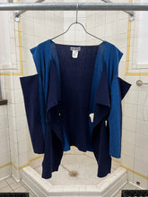 Load image into Gallery viewer, ss1991 Issey Miyake Paneled Cutout Blue Top - Size M