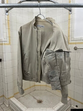 Load image into Gallery viewer, 1980s Katharine Hamnett Light Beige Bomber with Back Logo Print - Size M