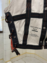 Load image into Gallery viewer, 1980s Diesel Beige Protective Shark Vest with Trim - Size M