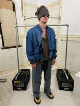 Load image into Gallery viewer, 1980s Marithe Francois Girbaud x Closed Blue Faux Layered Padded Military Bomber - Size L