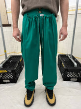 Load image into Gallery viewer, 1980s Marithe Francois Girbaud x Closed Emerald Green Double Waistband Trousers with Drawstrings - Size M