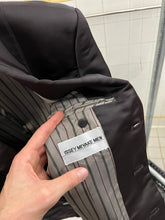 Load image into Gallery viewer, ss1996 Issey Miyake Brown Nylon Futuristic Blazer with Ribbed Panels - Size L
