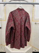 Load image into Gallery viewer, 1980s Issey Miyake Lapel Collared Shirt with Spiral Snake Graphic - Size M