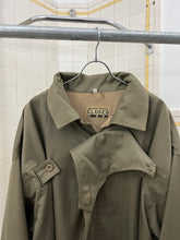Load image into Gallery viewer, 1980s Marithe Francois Girbaud x Closed Trench Coat with Double Neck Closure - Size M