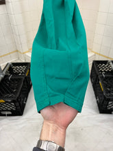 Load image into Gallery viewer, 1980s Marithe Francois Girbaud x Closed Emerald Green Double Waistband Trousers with Drawstrings - Size M