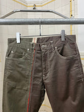 Load image into Gallery viewer, 2000s Comme des Garcons Homme Reconstructed Split Khaki Trousers - Size M