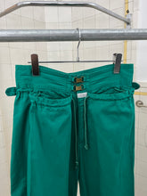 Load image into Gallery viewer, 1980s Marithe Francois Girbaud x Closed Emerald Green Double Waistband Trousers with Drawstrings - Size M