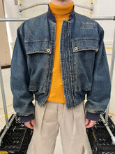 Load image into Gallery viewer, 1980s Katharine Hamnett Padded Denim Cargo Jacket - Size OS