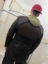 Load image into Gallery viewer, ss1996 Issey Miyake Brown Nylon Futuristic Blazer with Ribbed Panels - Size L