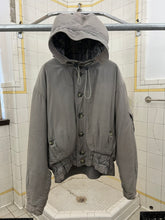 Load image into Gallery viewer, 1980s Armani Grey Oversized N2B Padded Bomber - Size XL